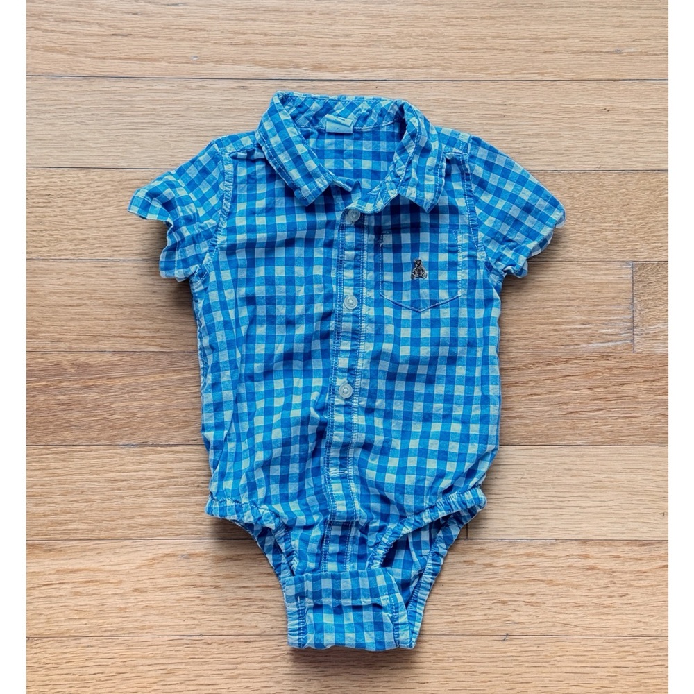 Baby gap toddler cotton button down onesie